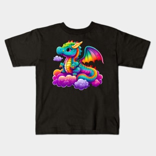 cute colorful dragon 2 Kids T-Shirt